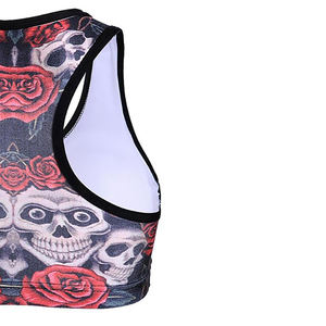 Soutien-gorge de sport respirant Sexy pour femmes le plus vendu Logo personnalisé Simple pour la course à pied en gros pas cher Position du logo avant - Product Image 4