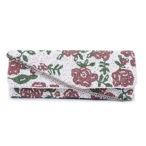 กระเป๋าถือสะพายข้างประดับลูกปัดสำหรับผู้หญิงกระเป๋าคลัทช์สีสันสดใสดีไซน์ใหม่ออกแบบได้ตามต้องการ - Product Image 2