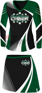 Ropa de Práctica de Tela Suave, Uniforme de Animadoras, Ropa de Entrenamiento, Último Diseño de Uniforme de Animadoras - Product Image 4