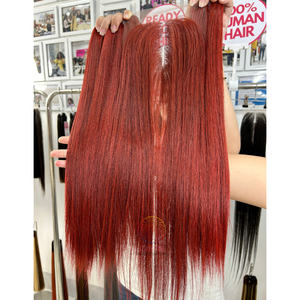 Extensiones de cabello humano de Vietnam de doble estiramiento 100% cabello humano Remy hueso recto de alta calidad sin enredos sin desprendimiento - Product Image 4