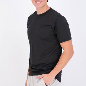 Venta al por mayor de calidad superior personalizado ODM 100% algodón camisetas de los hombres transpirables de verano sueltos peso grueso Jerseys de talla grande - Product Image 2