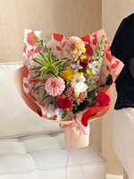 Papier d'emballage pour fleurs imprimé sur mesure, imperméable, en feuilles ou en rouleau, pour bouquets, fleuristes, emballages cadeaux