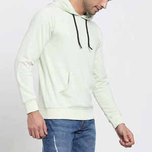 Quantité en vrac plaine teint séchage rapide hommes sweat à capuche fabriqué dans le meilleur matériau couleur unie grande taille hommes sweats à capuche et sweat-shirts - Product Image 2