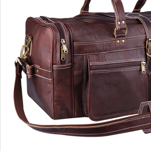Sac de voyage en cuir véritable léger et durable de style nouveau pour une utilisation en extérieur MOQ faible Conception personnalisable - Product Image 6