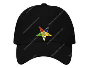 หมวกลายทแยงสีขาวมาโซนิกพร้อมโลโก้ของหมวกสัญลักษณ์ปัก - Product Image 1