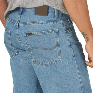 ใหม่กางเกงยีนส์ขาสั้นของผู้ชายกางเกงยีนส์สีตัดกัน - Product Image 5