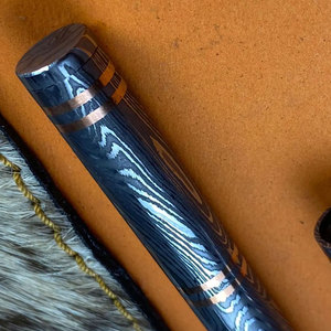 Bolígrafo de Acero de Damasco Hecho a Mano con Patrón Único, Bolígrafo de Escritura de Lujo para Promoción Empresarial, Regalo Corporativo y Uso Personal - Product Image 6