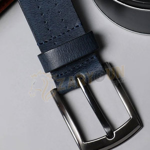 Cinturón de cuero de vaca para hombre de alta calidad 2024, hebilla de aleación clásica, vestido Formal personalizado, vestido de caballero para caballero OEM - Product Image 5