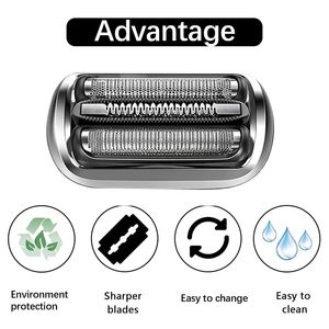 Cabezal de Repuesto para Afeitadora Eléctrica Mini, Triple Cuchilla, Lavable, para Cara, Cuerpo y Barba - Product Image 2