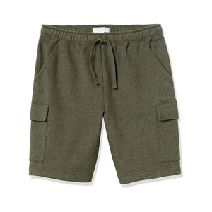 กางเกงวิ่งขาสั้นผ้าฟลีซหนาทำจากผ้าฝ้ายผ้าฝรั่งเศสสำหรับผู้ชาย - Product Image 1