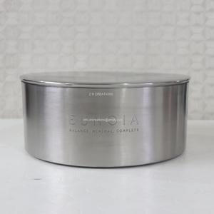 Contenedor de tarro de vela de cobre de lujo antiguo, recipientes vacíos con logotipo personalizado grabado para hacer velas, tarros de latón de acero inoxidable - Product Image 3