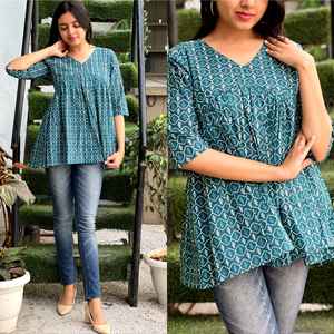 Est Elling dies adies ottotton ediedium leeve LEOP ITH MoCT ist AIST holesale nndian uupplier - Product Image 3