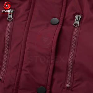 Chaqueta de Invierno Elegante para Mujer, Talla Grande, Personalizada |   Impresión de Logotipo Personalizado y Cierre de Cremallera |   Producción al por Mayor con MOQ Bajo - Product Image 4