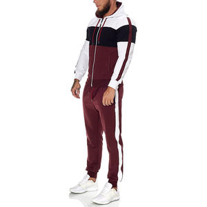 Fabricants OEM de survêtements pour hommes tendance, survêtement uni pour hommes, vêtements décontractés, logo imprimé personnalisé, survêtement - Product Image 3