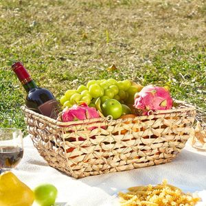 สินค้ามาใหม่ 2026 ตะกร้าหวายสานลายวินเทจ ดีไซน์เรียบง่าย เป็นมิตรกับสิ่งแวดล้อม สำหรับเก็บผลไม้ จัดระเบียบครัว ทนทาน ใช้เป็นตะกร้าปิกนิกได้ - Product Image 5