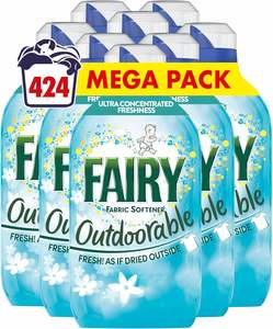 Suavizante de Telas Fairy Outdoorable para 424 Lavados (8x53), Fórmula Ultra Concentrada para Piel Sensible y Dermatológicamente Probada - Product Image 4