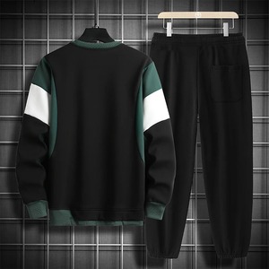 2026 Premium Quality Men's <b>Oversize</b> Pullover Tracksuit in <b>Black</b> for Spring & Autumn Sporting Running <b>Hoodies</b> & Sweatshirts - Product Image 2
