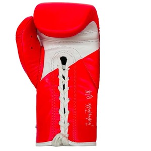 OEM personalizado de cuero de vaca guantes de boxeo impermeable de cuero genuino excelente rendimiento protección estiramiento al por mayor artes marciales - Product Image 5