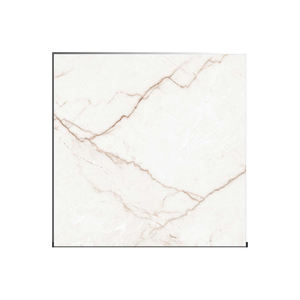 Azulejos de pared de porcelana pulida de 60x60cm Acabado de alto brillo Tonos blancos y negros Terrazo Rectangular 600x600 Diseño de interiores - Product Image 2