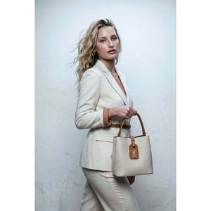 Structured Handbag in Genuine Dollaro Leather - Made in <b>Italy</b> - Art. 26083 - Product Image 2