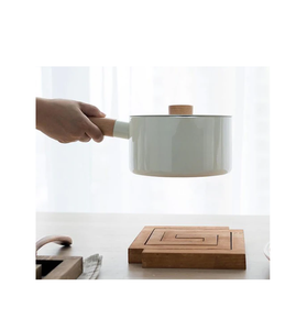 Posavasos Decoración Soporte para tetera de madera 100% salvamanteles personalizados de madera de mango real para el producto más vendido - Product Image 4