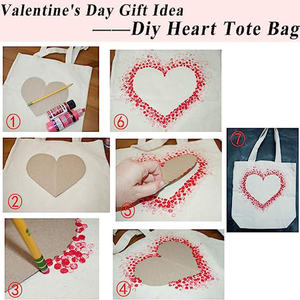 Organic Cotton Canvas Tote <b>Bags</b> Customizable Wholesale Foldable Reusable with Personalized Logo Stripes for Beach Shopping - Product Image 5