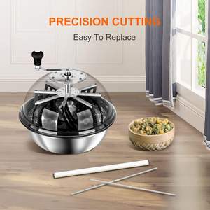 Cuchillas de Repuesto para Recortadora de Hojas Bud Bowl de 19 Pulgadas, Acero Inoxidable, Spin Clean Cut, 2 Dentadas, 2 Rectas, Accesorios para Cortadoras - Product Image 3