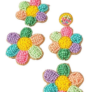 Bijoux de boucle d'oreille élégants de mode boucle d'oreille multicolore et autre choix personnalisé de couleur de l'utilisation de l'Inde pour les femmes et les filles, - Product Image 1