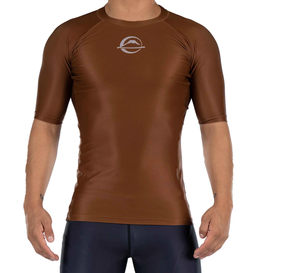Alta calidad de los hombres de compresión Rash Guard BJJ Top de entrenamiento de manga corta UPF50 + Premium Gym MMA Active Wear - Product Image 3