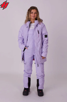 Pantalons de ski pour femmes, design personnalisé OEM, imperméables, respirants, avec impression de logo, pour les sports d'hiver en plein air et la neige