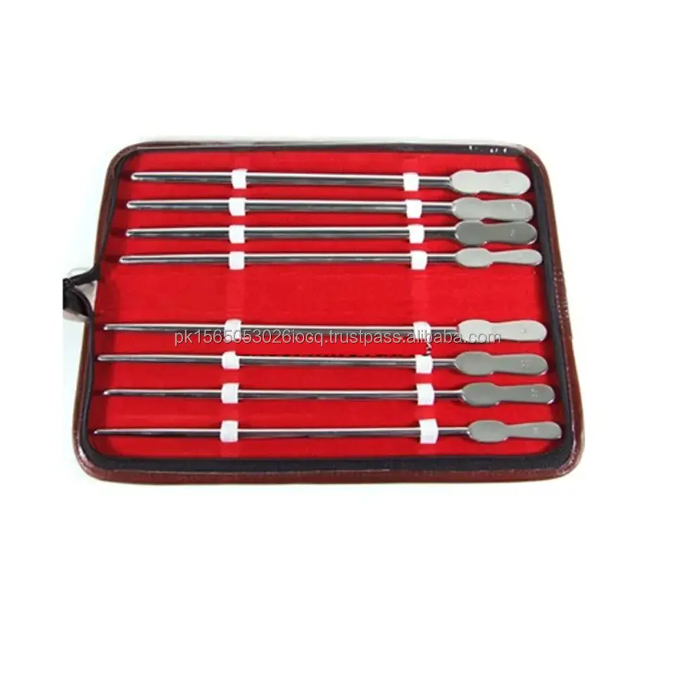 Wholesale Cheap Price Medical Instruments Dittel Urethral Sounds Set Uterine Sounds Surgical Stainless Steel