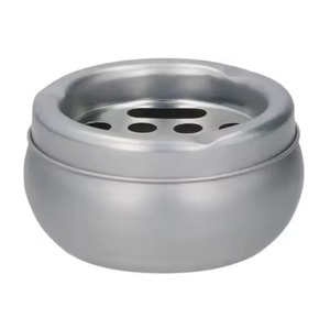 Cendriers en métal aluminium de style moderne tendance, cendrier avec motif attrayant, durable, anti-poussière - Product Image 4