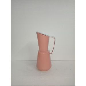 Jarrón Decorativo Creativo de Cerámica Rosa, Jarrón de Flores Contemporáneo con Relieve, Personalizable, Minimalista, para Decoración del Hogar - Product Image 6