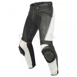 Vêtements de sport de dernière génération avec logo imprimé personnalisé OEM Pantalon en cuir respirant et coupe-vent Pantalon de moto avec option de taille supérieure - Product Image 1