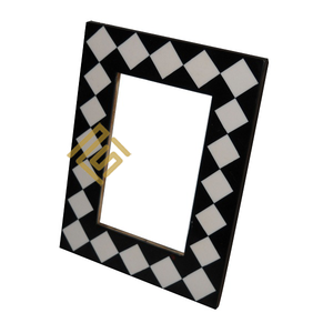 Más vendidos diseño personalizado resina madera precio al por mayor producto cuerno hueso foto marco indio hecho a mano artículo de alta calidad - Product Image 4