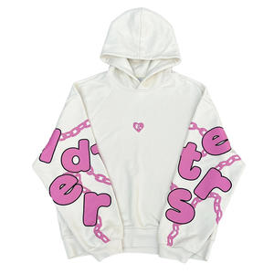 Sudadera de Forro Polar para Hombre, de Alta Calidad, Estilo Hip Hop, Talla Grande, 450GSM, 100% Algodón, Antipilling, con Estampado Personalizado - Product Image 3