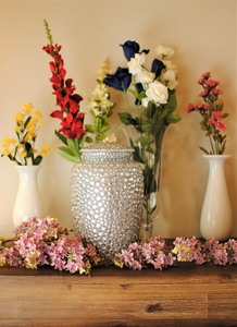 Urna de cremación decorativa de mosaico para cenizas, urnas funerarias de gran tamaño, urnas de Metal sólido de humanos, proveedor de urnas de Funeral al por mayor - Product Image 2