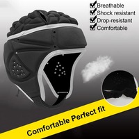 Nouvelle Arrivée Casque de Rugby en Cuir Personnalisable avec Coque Souple en EVA, Casquette de Scrum Professionnelle pour Football, Respirante et Légère, Haute Qualité
