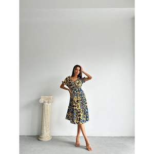 Robes longues à imprimé léopard Topshow en gros - Product Image 4