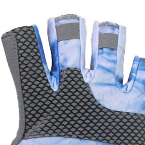 Custom Your Own Design Unisex Fishing Gloves Custom Logo Half Finger Sublimated Insulated Lightweight Non-Slip for All Seasons - Product Image 5