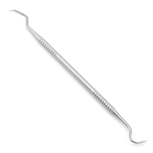 เครื่องมือทันตกรรมสแตนเลส 1 ชิ้น สำหรับทำความสะอาดฟัน ตรวจสุขภาพช่องปาก พร้อมตะขอเกี่ยวและหัวตรวจ - Product Image 6