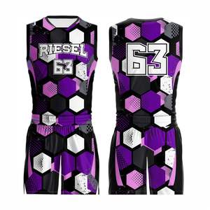 2024 vêtements de basket-ball américains de haute qualité impression numérique Unique livraison rapide en gros uniforme fonctionnel et respirant - Product Image 6