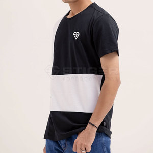 Camiseta deportiva de manga corta de alta calidad para hombre para verano Fitness al aire libre hecha de cómodo material de poliéster/algodón - Product Image 2