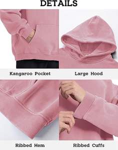 Sweat à capuche oversize pour homme en molleton délavé style rétro, conçu pour une expression streetwear décontractée et un confort quotidien, style zen - Product Image 5