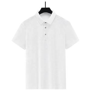 Chemises polo pour hommes T-shirt brodé personnalisé T-shirt polo uni à manches courtes Personnalisation à la mode T-shirts polo respirants - Product Image 1