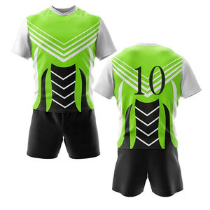 Uniformes de football de maillot de rugby à séchage rapide avec fonctionnalité respirante Conception de logo personnalisé Nouveaux ensembles de maillot de sublimation - Product Image 6