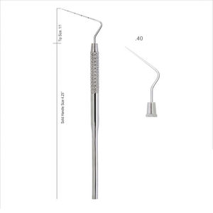 Ensemble de 6 instruments de remplissage dentaire en composite, kit de restauration en acier inoxydable pour les procédures dentaires, instruments de remplissage dentaire - Product Image 5