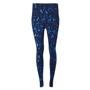 Pantalon de yoga sport avec logo personnalisé, jambe large, séchage rapide, taille haute, leggings de fitness, gymnastique, 2024 - Product Image 1