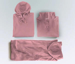 Sudadera con Capucha Personalizada Unisex de Felpa Francesa con Estampado Bordado de Algodón Liso para Hombre y Mujer - Product Image 2