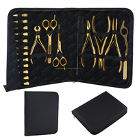 Kit d'outils pour extensions capillaires en acier inoxydable japonais, dernière conception, micro-boucles, coupe-keratine, Yaki Body Wave, Fumi Loose Wave